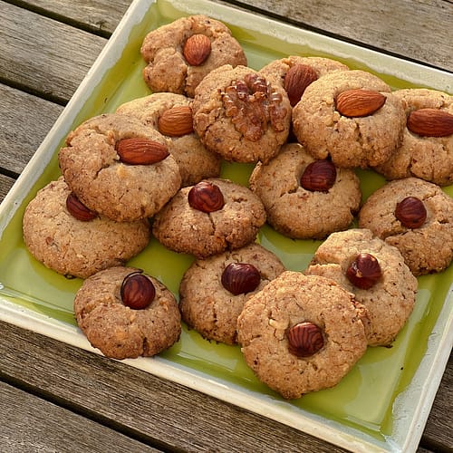 vegane Nusskekse