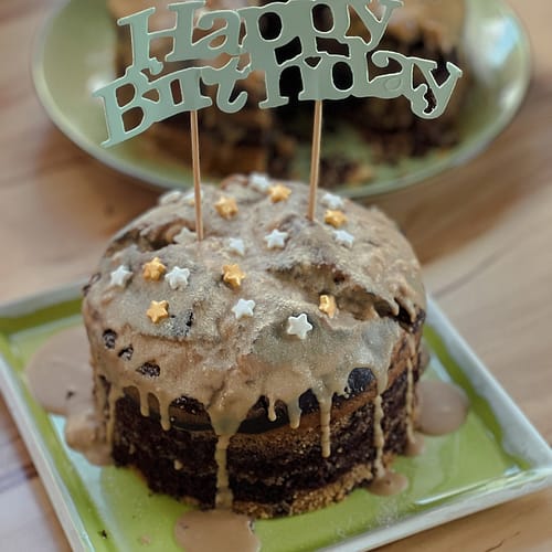 Zebrakuchen vegan