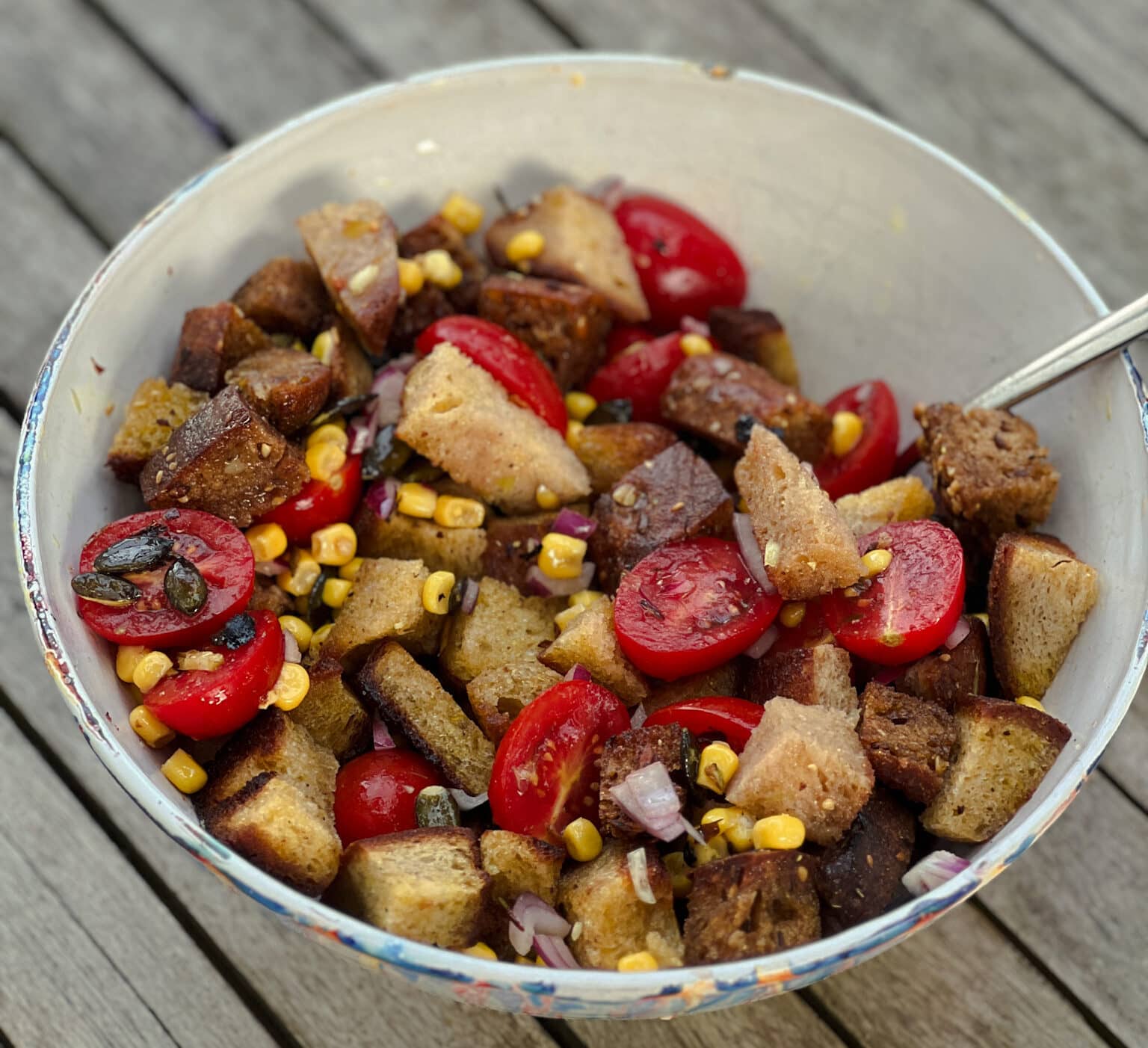 Einfacher Brotsalat Brotsalat einfach