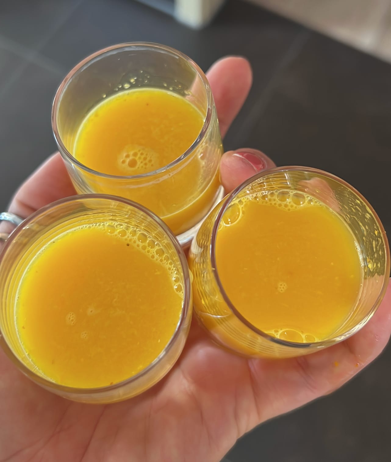 Ingwer-Kurkuma-Shot Ingwer-Kurkuma-Shot